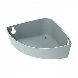 Полка для ванной комнаты Berossi Krita АС 64675000 серая мистерия угловая