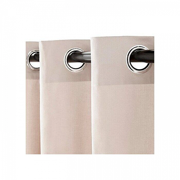 Штора для ванной комнаты Tropikhome Tropik 200*180 без колец на люверсах кремовый