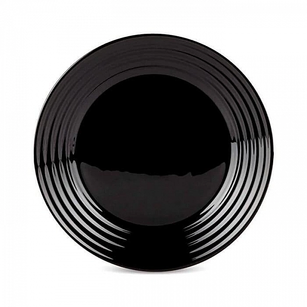 Тарелка десертная Luminarc Harena Black L7613 код 145188 стеклокерамическая 19 см