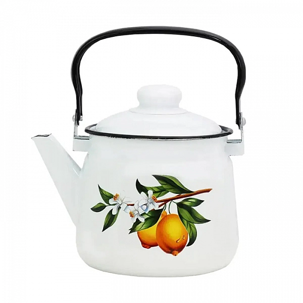 Чайник эмалированный Эмаль 01-2711/4-Лимоны 2.5 л
