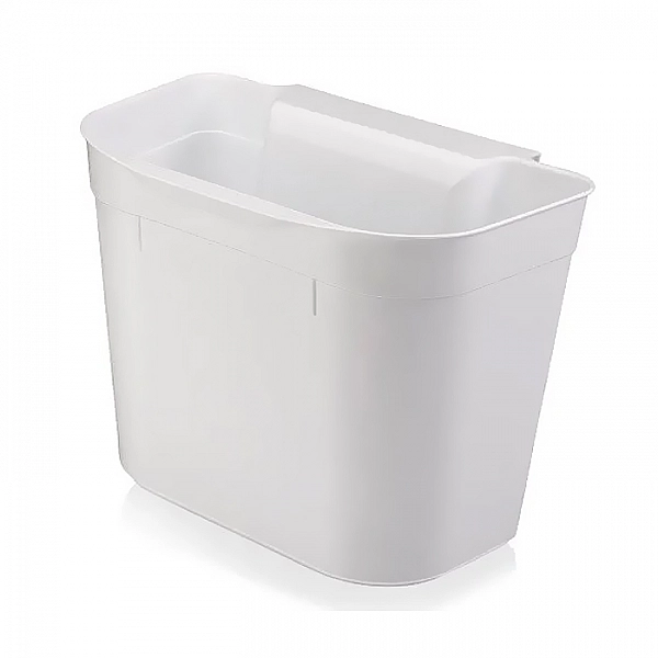 Ведро для мусора 5.4 л Эльфпласт 447 навесное белое