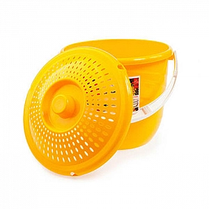 Ведро 10 л Berossi Practic lux ИК 15134000 с крышкой солнечный