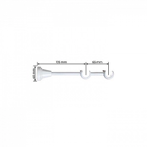 Держатель двойной Lm Decor YB007 D16/16 мм антик. Изображение - 1