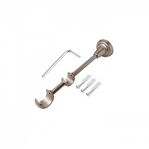 Держатель двойной Lm Decor YB007 D25/16 мм сатин