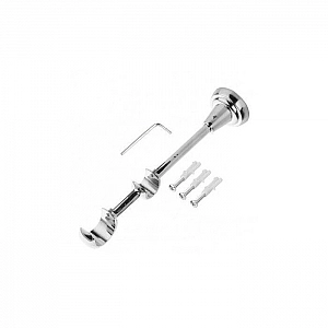 Держатель двойной Lm Decor YB007 D25/16 мм хром