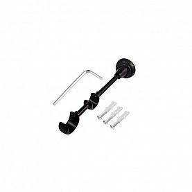 Держатель двойной Lm Decor YB007 D25/19 мм черный матовый