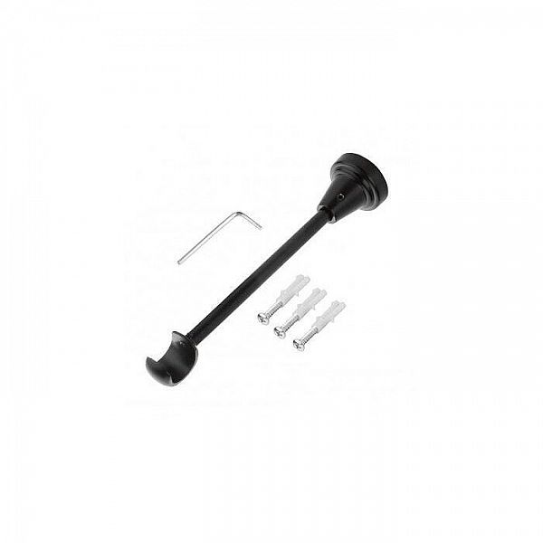 Держатель одинарный Lm Decor YB006 D25 мм черный матовый