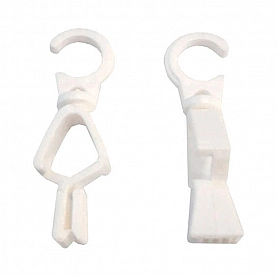 Комплект крючков Delfa СЗФ28.5.01.00.010 10 шт белый