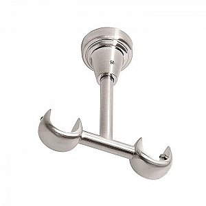 Держатель двойной Lm Decor YB008 D19/19 мм сатин