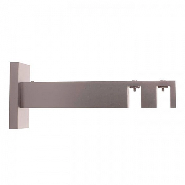 Держатель двойной Lm Decor Флэт Лайн Сатин