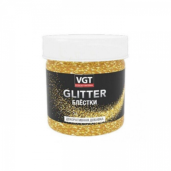 Блестки VGT Pet Glitter 50 г золото