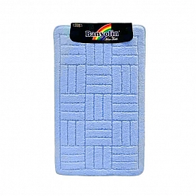 Коврик для ванной комнаты Banyolin Economic голубой 55*90 см