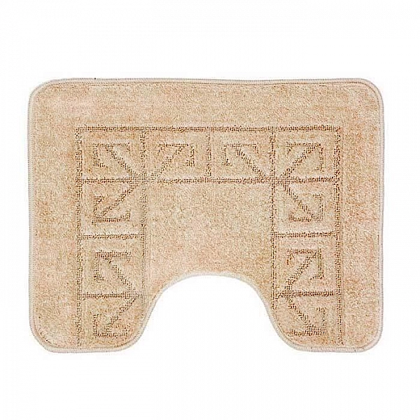 Коврик для туалета Banyolin U-type бежевый 50*60 см