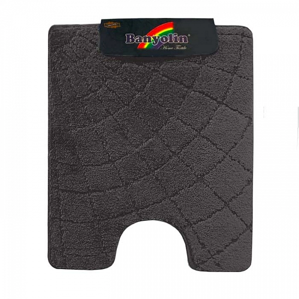 Коврик для ванной комнаты Banyolin U-type антрацит 60*70 см