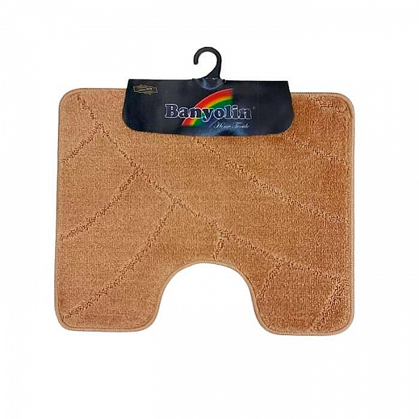 Коврик для ванной комнаты Banyolin U-type коричневый 50*60 см