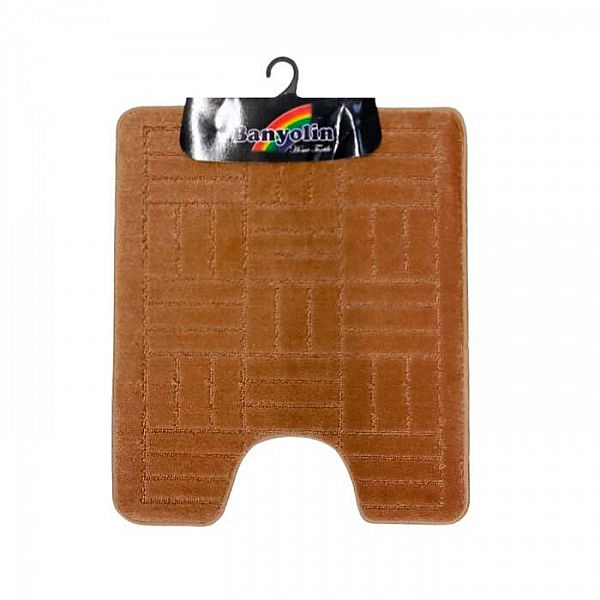 Коврик для ванной комнаты Banyolin U-type коричневый 60*70 см