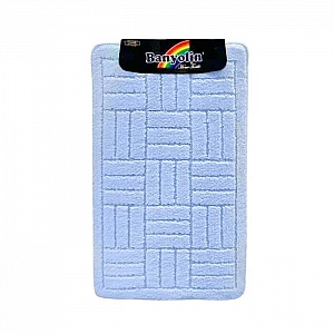 Коврик для ванной комнаты Banyolin Medium светло-голубой 50*80 см