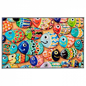 Коврик влаговпитывающий Vortex Velur Spa Рыбки 50*80 см
