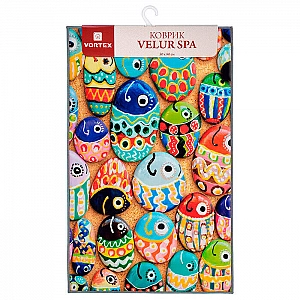 Коврик влаговпитывающий Vortex Velur Spa Рыбки 50*80 см. Изображение - 4
