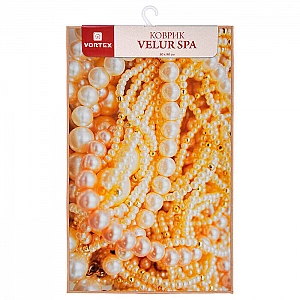 Коврик влаговпитывающий Vortex Velur Spa Жемчужное ожерелье 50*80 см. Изображение - 4