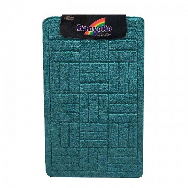 Коврик для ванной комнаты Banyolin Classic изумрудный 60*100 см