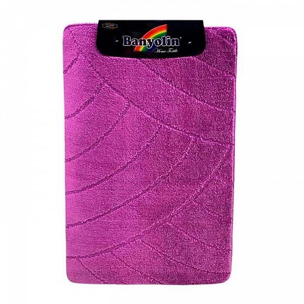 Коврик для ванной комнаты Banyolin Classic темно-фиолетовый 60*100 см