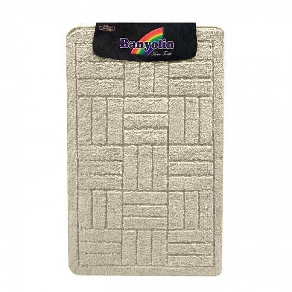 Коврик для ванной комнаты Banyolin Classic кремовый 60*100 см