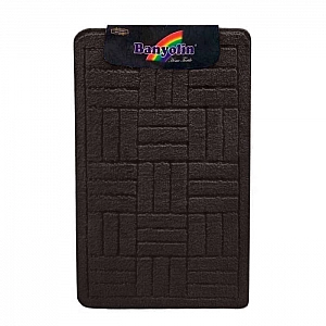 Коврик для ванной комнаты Banyolin Classic черный 60*100 см