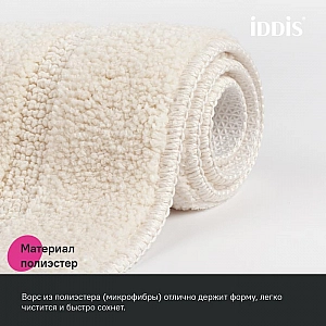 Коврик для ванной комнаты Iddis Promo PSQS02Mi12 светло-бежевый 65*45 см. Изображение - 2