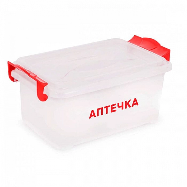 Контейнер Альтернатива Аптечка М7372 прямоугольный с ручками 7.5 л