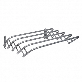 Сушилка для белья Nika СН90/С настенная 90 см серебро