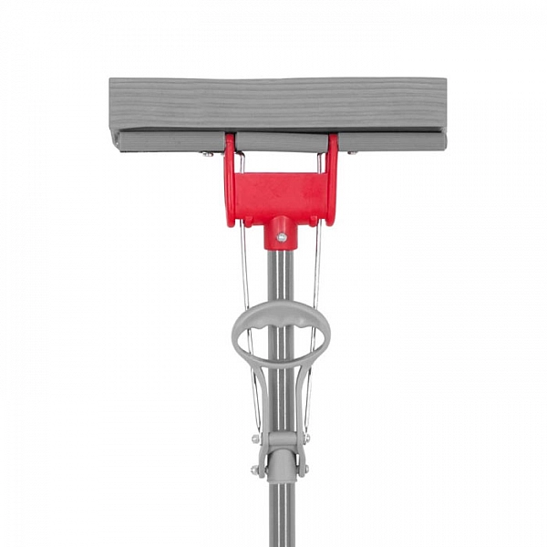 Швабра БугиВуги 60146 отжимная с насадкой ПВА 27 см с телескопической ручкой 110 см