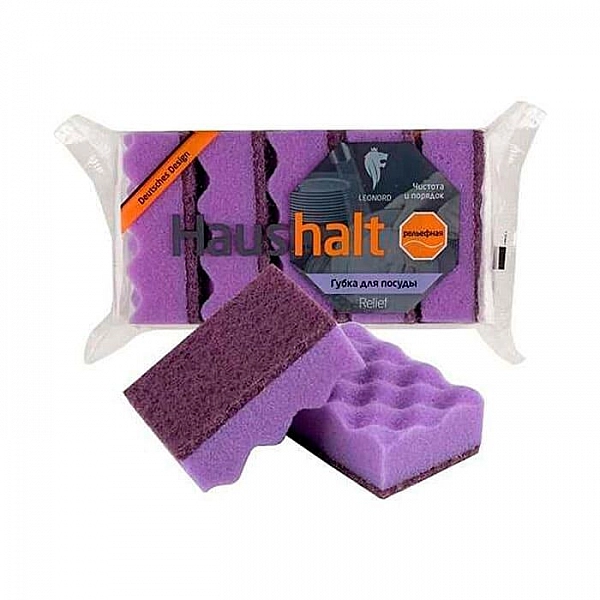 Губка для посуды Leonord Relief 310575 5 шт