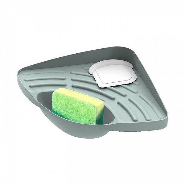 Подставка для губок и моющего Berossi Krita ИК 62575000 серая мистерия