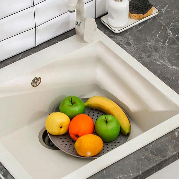 Поддон-сушилка в раковину Berossi Compakt light ИК57165000 дымчато-серый