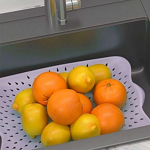 Поддон-сушилка в раковину Berossi Compakt ИК57064000 сиреневый. Изображение - 2