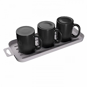 Лоток для столовых приборов Berossi Prestige ИК 93465000 дымчато-серый. Изображение - 3