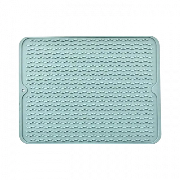 Коврик силиконовый Bradex сушилка для посуды 40*45 см бирюзовый