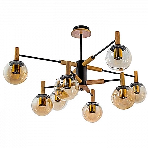 Светильник Айтин-Про НПБ 02-8*60-105 N3611/8 черный/дерево