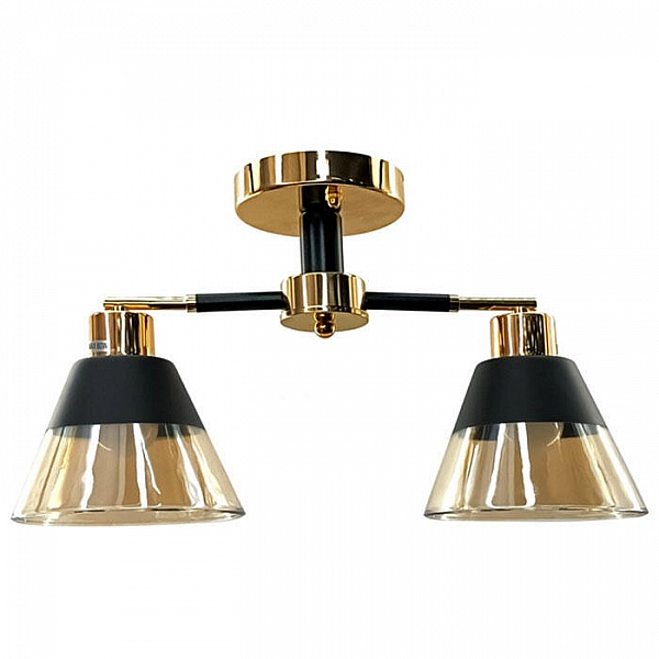 Светильник Айтин-Про НПБ 02-2*60-105 9080/2 золото/черный