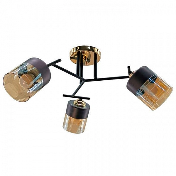 Светильник Айтин-Про НПБ 02-3*60-101 A4128/3 чёрный/золото