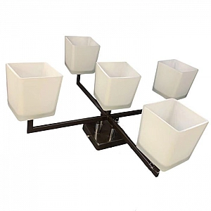 Светильник Айтин-Про НПБ 02-5*60-101 N6116/5 кофе/хром. Изображение - 1