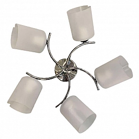 Светильник Айтин-Про НПБ 02-5*60-101 K2180/5 чёрный/хром