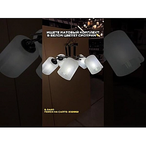 Светильник Айтин-Про НПБ 02-5*60-101 K2180/5 чёрный/хром. Изображение - 1