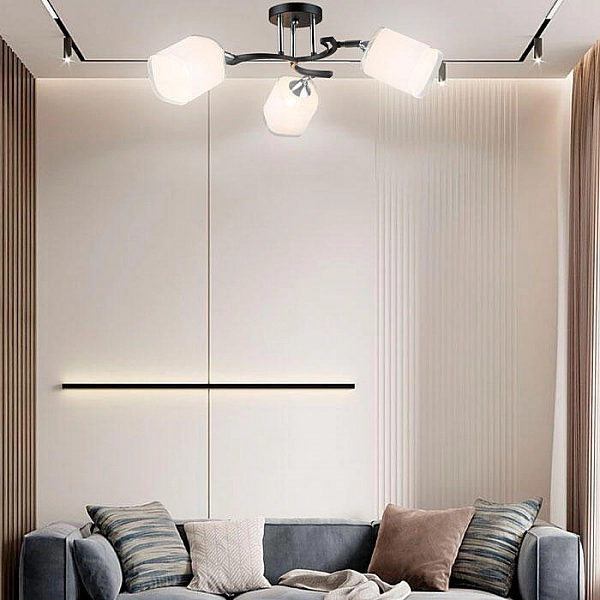 Светильник Айтин-Про НПБ 02-3*60-101 N6108/3 чёрный/хром