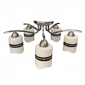 Светильник Айтин-Про НПБ 02-5*60-102 1400/5 хром/черный. Изображение - 1