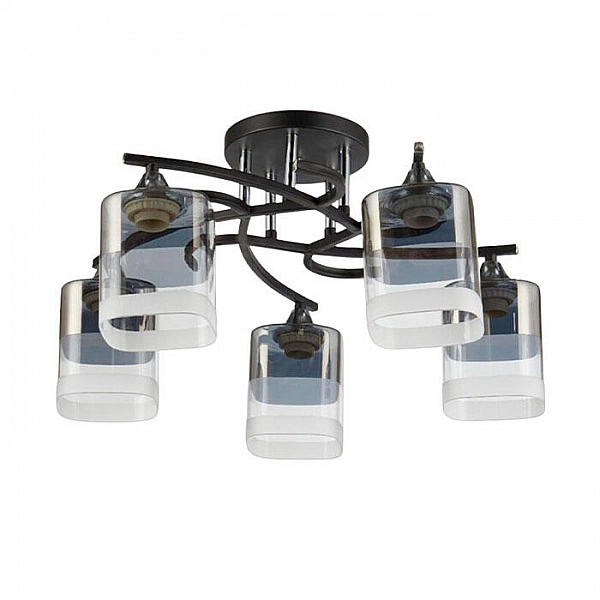 Светильник Айтин-Про НПБ 02-5*60-101 5015/5 черный/хром