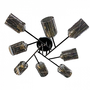 Светильник Айтин-Про НПБ 02-8*60-102 XA1616B/8 черный/хром. Изображение - 1