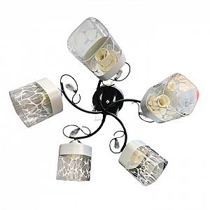 Светильник Айтин-Про НПБ 02-5*60-101 XA1517B/5 черный/хром. Изображение - 2