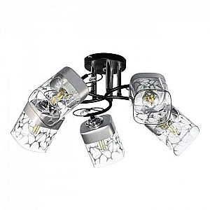 Светильник Айтин-Про НПБ 02-5*60-101 XA1517B/5 черный/хром